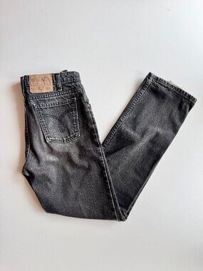 Vintage 00's GWG Faded Black High Rise Straight Leg Cigarette Jeans Size 31/32